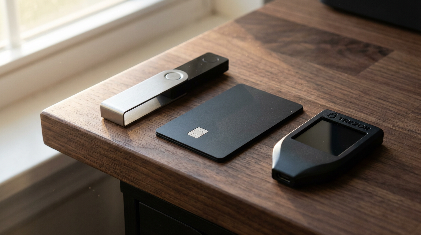 Comparing Tangem Ledger and Trezor Security Features