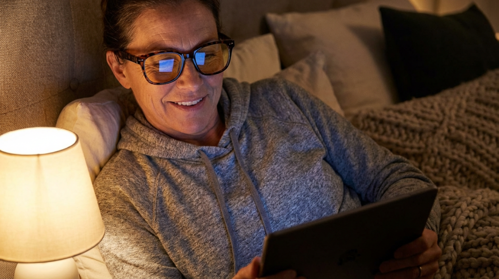 do blue light blockers actually save your sleep an 1767949311711