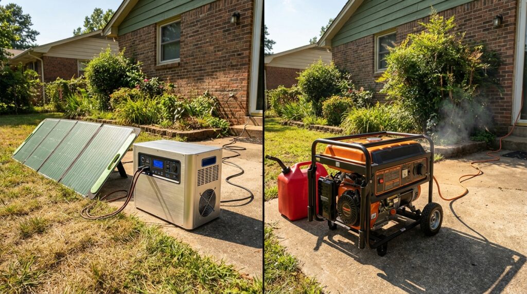 solar generator vs gas for emergency home power 1771405308019