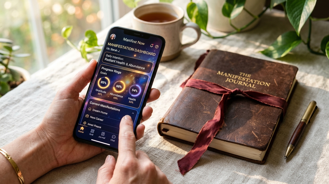 Manifestation Journal vs Digital Tools For Your Dream Life Digital Efficiency And Mobile Manifestation Apps