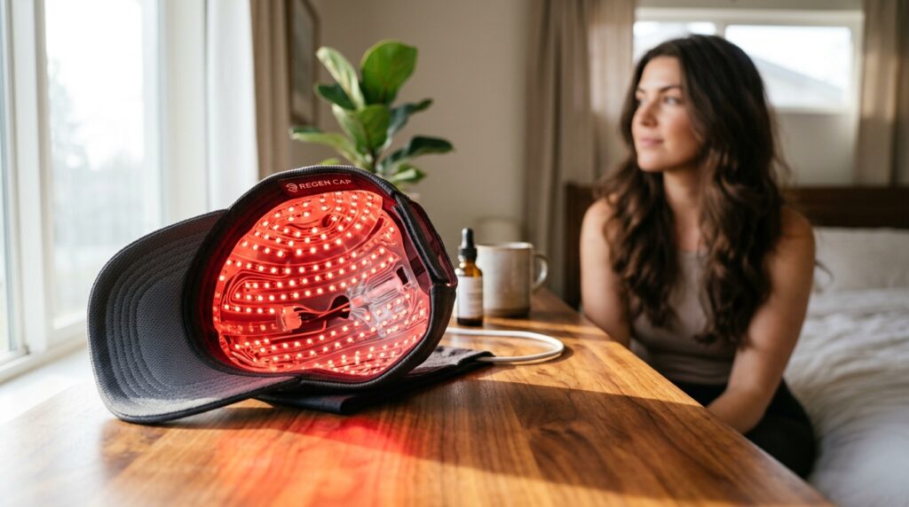 is a red light cap worth it for your hair 1780300871297